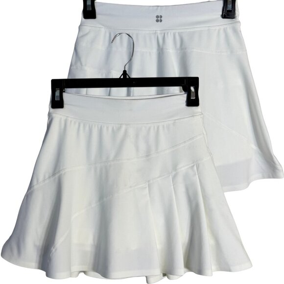 Sweaty Betty Grand Slam Tennis Skort Womens XXS White Active Workout Travel NWOT - Picture 4 of 14